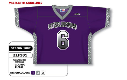 Athletic Knit Custom Sublimated Lacrosse Jersey Design 1002 (ZLF101-1002)